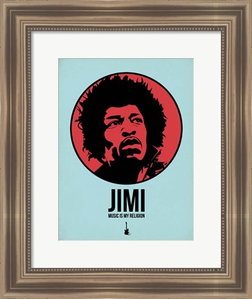 Framed Jimi 2 Print