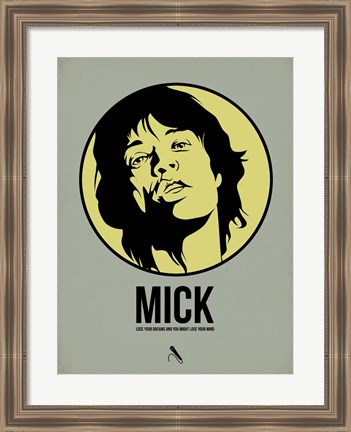 Framed Mick 1 Print