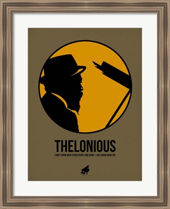 Framed Thelonious 2 Print