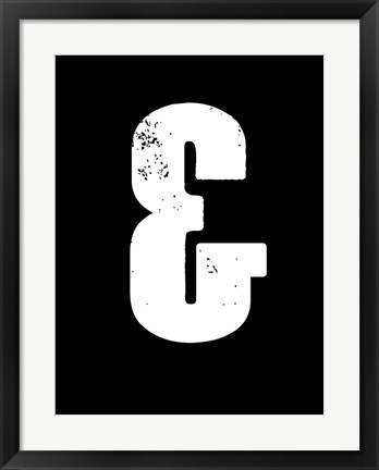 Framed Ampersand  3 Print