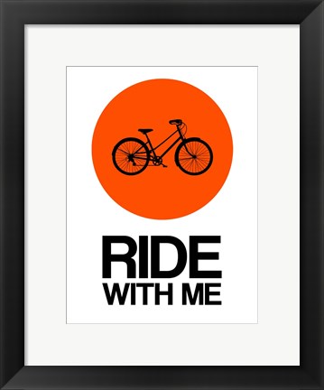 Framed Ride With Me Circle 1 Print