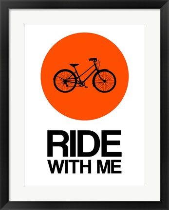 Framed Ride With Me Circle 1 Print