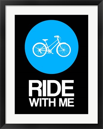 Framed Ride With Me Circle 2 Print