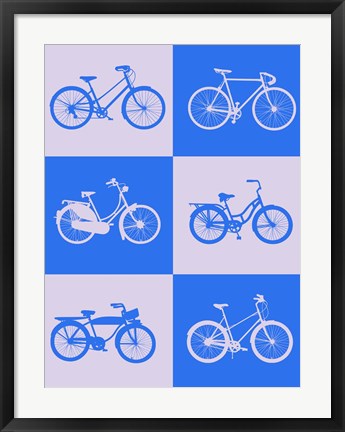 Framed Bicycle Collection 2 Print