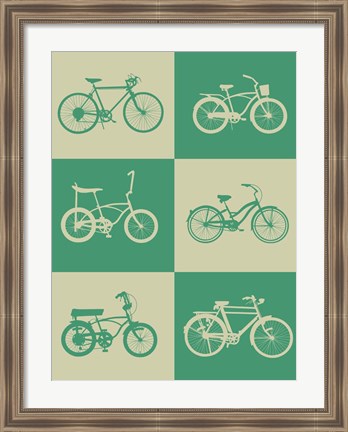 Framed Bicycle Collection 4 Print