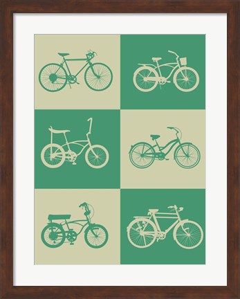 Framed Bicycle Collection 4 Print