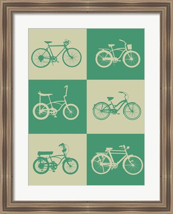 Framed Bicycle Collection 4 Print