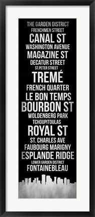 Framed Streets of New Orleans 2 Print