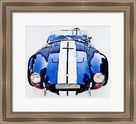 Framed 1962 AC Cobra Shelby Print