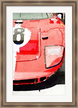 Framed 1964 Ford GT40 Front Detail Print