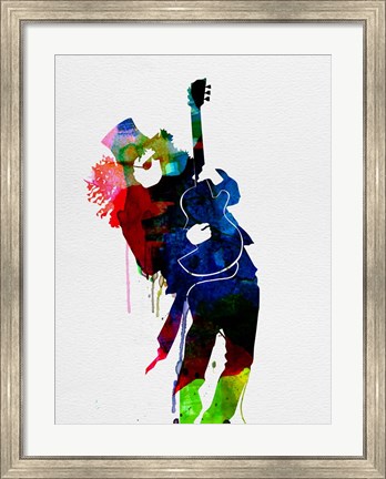 Framed Slash Watercolor Print