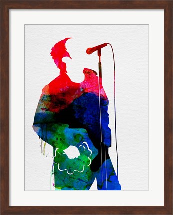 Framed Noel Watercolor Print