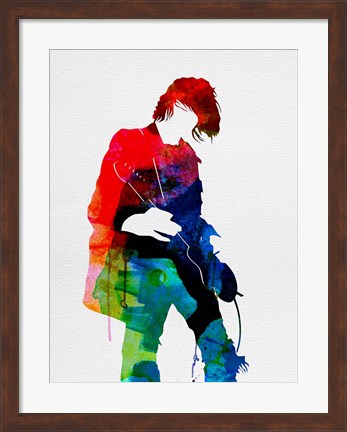 Framed Kurt Watercolor Print