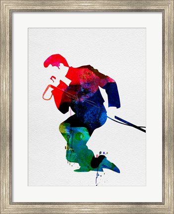 Framed James Watercolor Print