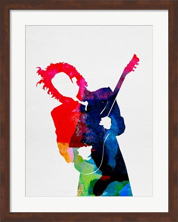 Framed Prince Watercolor Print