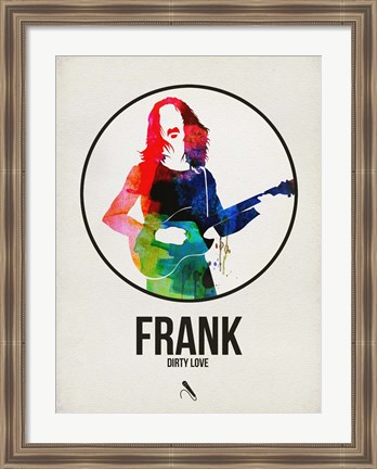 Framed Frank Watercolor Print