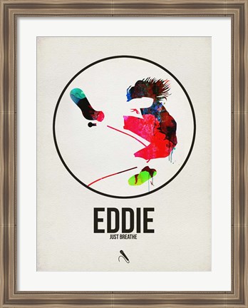 Framed Eddie Watercolor Print