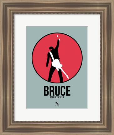 Framed Bruce Print