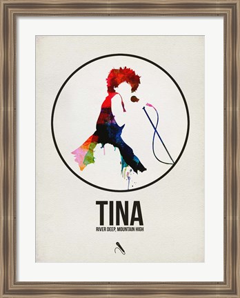 Framed Tina Watercolor Print