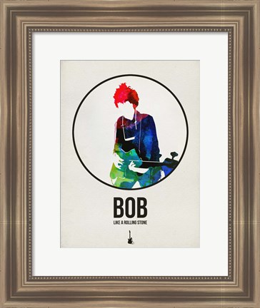 Framed Bob Watercolor Print