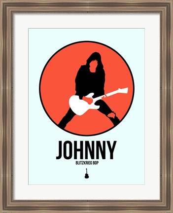 Framed Johnny Circle 4 Print