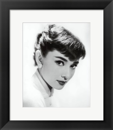 Framed Audrey Hepburn - Screen Test, c.1955 Print