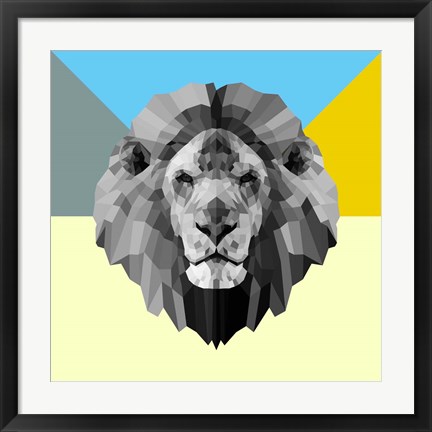 Framed Party Lion Print