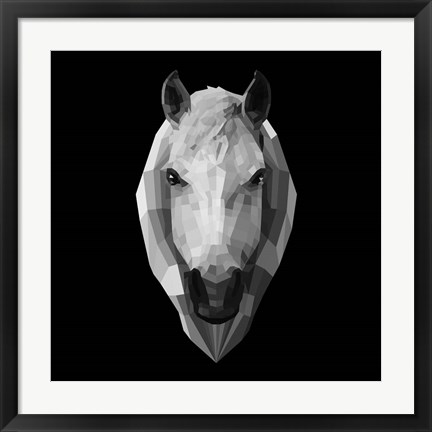 Framed Horse Head Print