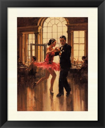 Framed Dance to the Music Print