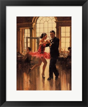 Framed Dance to the Music Print