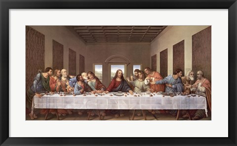 Framed Last Supper Print