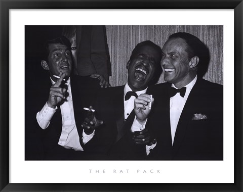 Framed Rat Pack Print