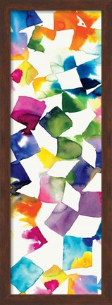 Framed Colorful Cubes II Print