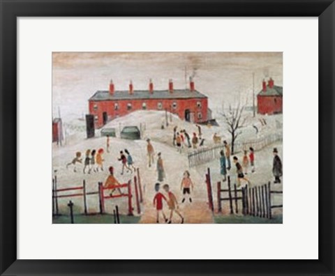 Framed Schoolyard Print