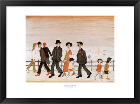 Framed On the Promenade Print