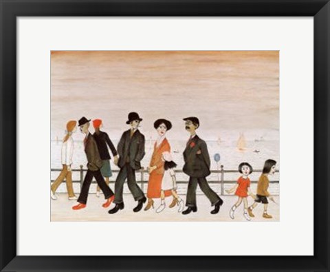 Framed On the Promenade Print