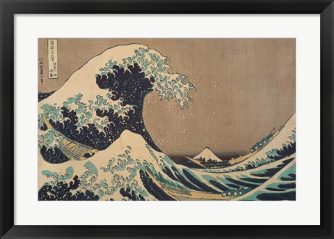 Framed Wave Print