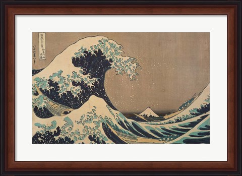 Framed Wave Print