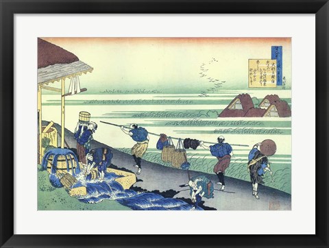 Framed Wind Over the Rice Paddies Print