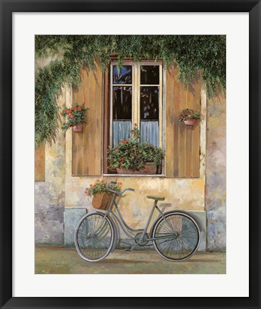 Framed La Bici Print