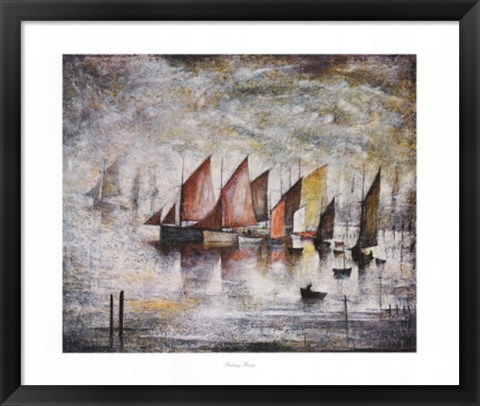 Framed Sailing Boats Print