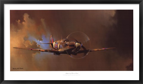 Framed Spitfire Print