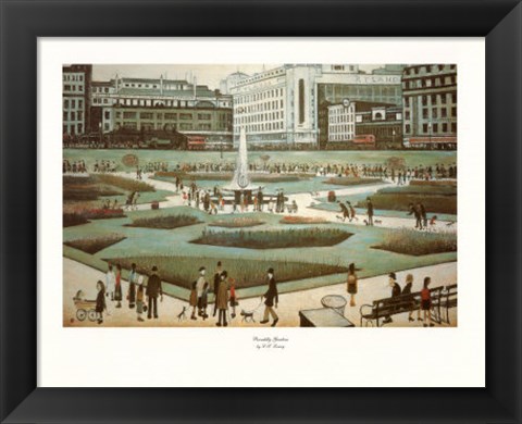 Framed Piccadilly Gardens Print