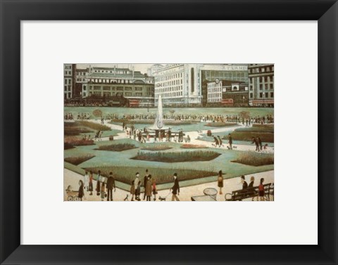 Framed Piccadilly Gardens Print