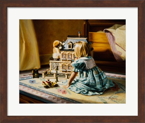 Framed Doll House Print