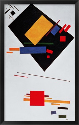 Framed Suprematist Composition, 1915 Print