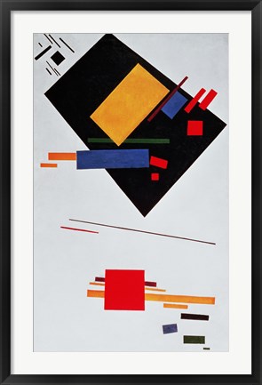 Framed Suprematist Composition, 1915 Print