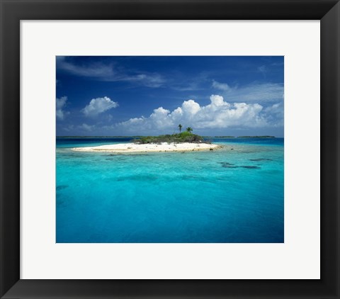 Framed Rangiroa, French Polynesia Print