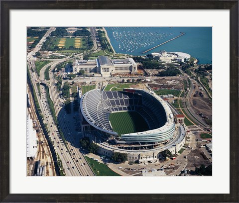 Framed Soldier Field, Chicago Print