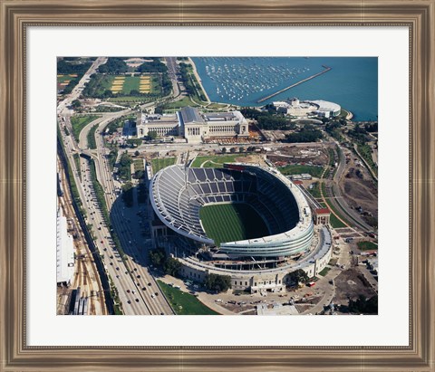 Framed Soldier Field, Chicago Print